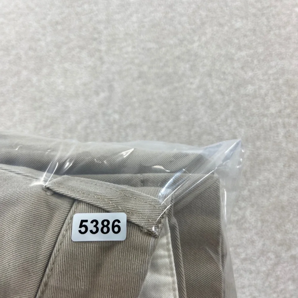 Vintage Polo Ralph Lauren Andrew Pant Mens 34x34 Tan Double Pleated Cotton Chino